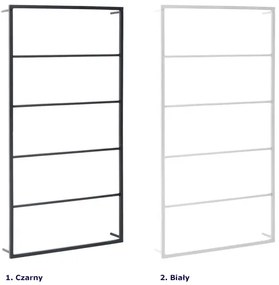 Biała nowoczesna drabinka do łazienki H6-P20
