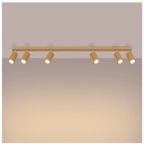 Lampa sufitowa w kolorze złota 6,5x117 cm Gleam – Nice Lamps