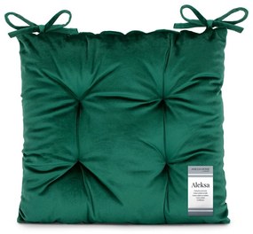 Aksamitna poduszka na krzesło 40x40 cm Aleksa – Restilo