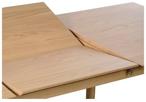 Rozkładany stół z blatem w dekorze dębu 95x200 cm Bari – Unique Furniture