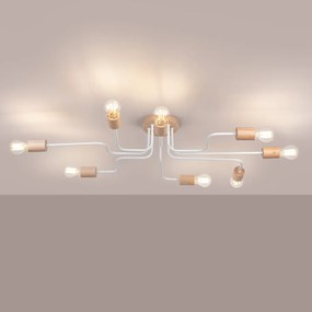 Żyrandol TIMBO 8 biały SOLLUX  LIGHTING