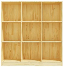 Sosnowy kwadratowy regał na książki R2-N67