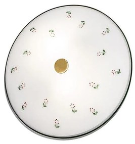 Kolarz 731.U12.4.70- Lampa sufitowa NONNA 2xE14/60W/230V śr.32 cm zielona/mosiądz