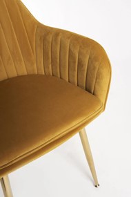 Eleganckie zote krzeso