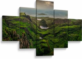 Obraz - Quiraing, Szkocja (125x70 cm)