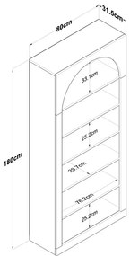 Biblioteczka Hel White