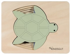 Drewniane puzzle Turtle – Kindsgut