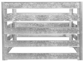 Kompostownik w kolorze srebra 560 l – Rojaplast