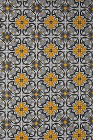 Dywan Chodnik Winylowy Standard Marokański Kwiat 052x100 Chodnik