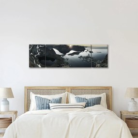 Obraz - Norweskie góry (170x50 cm)