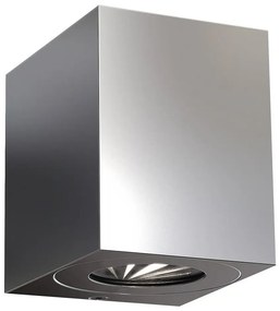 Nordlux - zewnętrzny kinkiet LED CANTO 2xLED/5W/230V IP44 stal nierdzewna