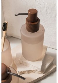 Beżowy szklany dozownik do mydła 280 ml Modest – Mette Ditmer Denmark