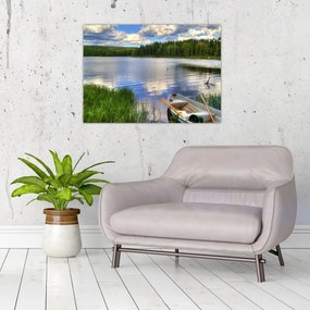 Obraz - Malownicza wioska (70x50 cm)