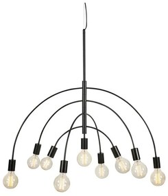 Czarna lampa wisząca Markslöjd Lavello, szer. 94,5 cm