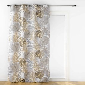 Zasłona w szaro-złotym kolorze 140x260 cm Mogador – douceur d'intérieur