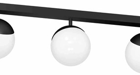 Lampa sufitowa SFERA BLACK 3xE14 na listwie
