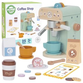 Woopie green drewniany ekspres do kawy 25 el cukiernia barista