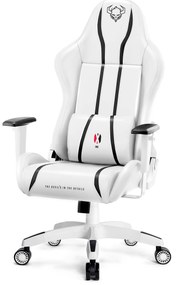 Fotel gamingowy Diablo X-One 2.0 King Size, biało-czarny