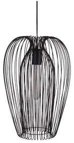 Czarna lampa sufitowa Leitmotiv Lucid Large