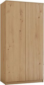 Szafa Malwa SD-90 | Dąb Artisan | 90x50x180 cm | Szafa z Systemem TIP-ON