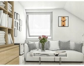 Zegar na ścianę nowoczesny do salonu sypialni cichy kwadratowy efektowny