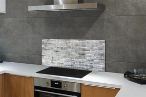 Szklany Panel Industrialna Czerwona Cegła