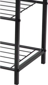 Czarna stalowa szafka na buty 63x44x30 cm Asten – Bonami Essentials