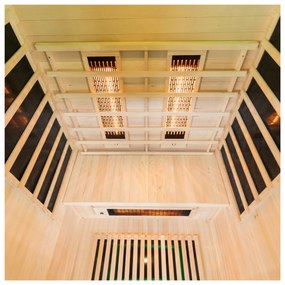 Sauna wewnętrzna niskotemperaturowa infrared na podczerwień 2 - 3 osobowa 120 x 120 CM