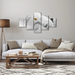 Obraz - Biały Budda (125x70 cm)