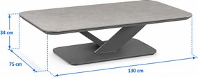 Luksusowy zestaw aluminiowy dla 5 osób ELYSIUM (beżowy)