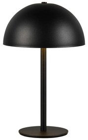 Lampa stołowa LED w kolorze matowej czerni z metalowym kloszem (wysokość 21 cm) Munoz – Trio