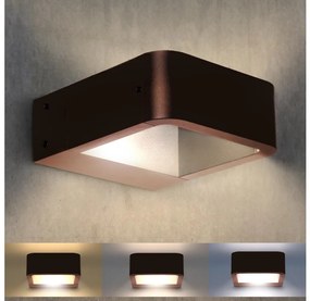 Brilagi - Oprawa zewnętrzna LED BARI LED/7W/230V 3000/4000/6000K brązowa IP54