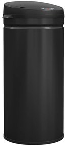 HOMCOM Kosz na śmieci z czujnikiem 42 L z funkcją Soft-Close, bezdotykowy kosz ze stali nierdzewnej idealny do higienicznych kuchni.