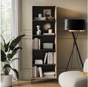 Regał na książki viking oak 60x40x180 eliza