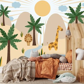 Fototapeta - Park safari (196x136 cm)