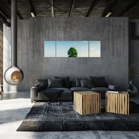 Obraz drzewa na środku łąki (170x50 cm)