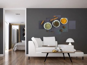 Obraz - przyprawy (125x70 cm)