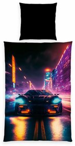 Herding Pościel Neon Car, 135 x 200 cm, 80 x 80 cm