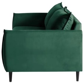 Ciemnozielona aksamitna sofa 203 cm Juli – Ropez