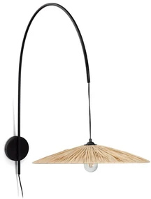 Czarno-naturalny kinkiet Rosella – Kave Home