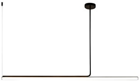 LAMPA SUFITOWA WISZĄCA LED APP1660-CP Black 140cm