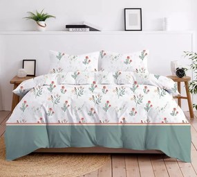 Pościel Bawełniana Greno Premium Saggio 160x200 Zielona GRENO