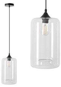 Lampa Sufitowa Wisząca Szklana APP310-1CP LOFT