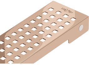 Mexen Flat M08 maskownica do odpływu liniowego 60 cm, różowe złoto - 1625060