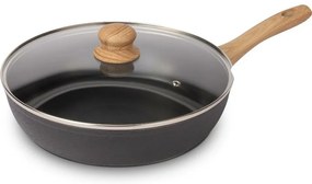 Lamart LT1259 patelnia z pokrywką Natur, średnica28 cm