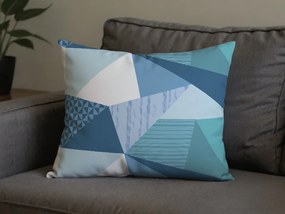 Zestaw 2 szt. dekoracyjnych poszewek na poduszki z mikrofibry NARKEL 50x70 cm, kolorowy