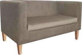 Sofa Monaco : Kolor nogi - Drewno, Kolor tkaniny - Paros2/Poso2, Typ tkaniny - Kronos/Poso, Wysokość nogi - 20 cm