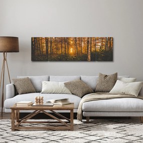 Obraz jesiennego lasu (170x50 cm)