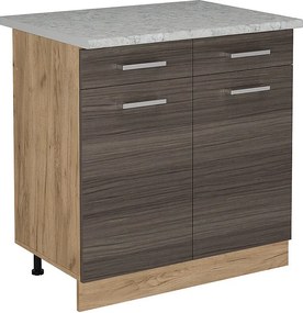 Szafka dolna do kuchni szlachetna szarość 80x60x81.6 r-line