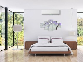 Obraz - Fioletowy deszcz (125x70 cm)